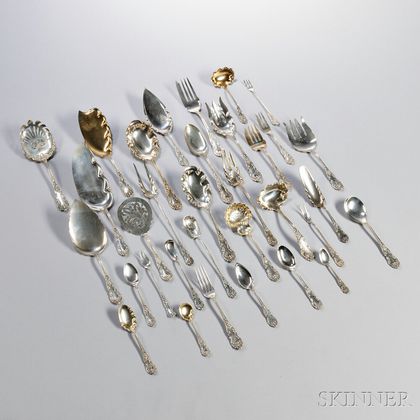 Assembled Group of J.B. & S.M. Knowles Apollo Pattern Sterling Silver Flatware