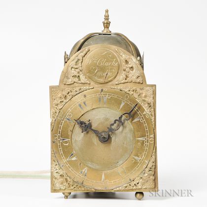 William Clarke Lantern Clock for the Turkish Market