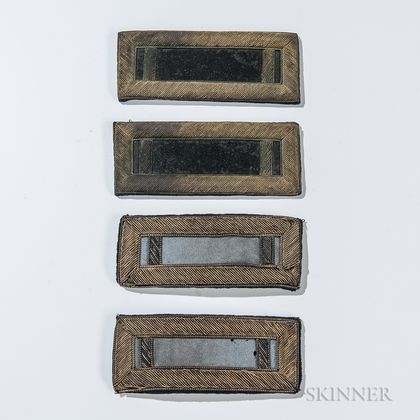 Two Pairs of Civil War Officer's Shoulder Boards