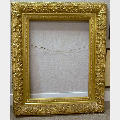 Victorian Giltwood and Gesso Frame