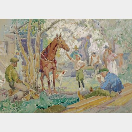 Alfred Conway Peyton (American, 1875-1936) The Thoroughbred