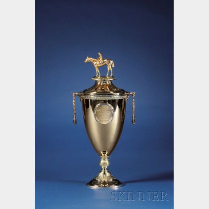 1947 Kentucky Derby Gold Winner's Trophy and Commemorative Mint Julep Cup