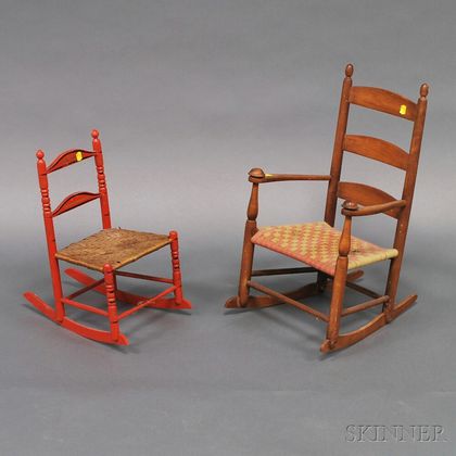 Two Children's Rocking Chairs