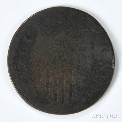 1787 New Jersey Copper, Maris 6-D. Estimate $50-100