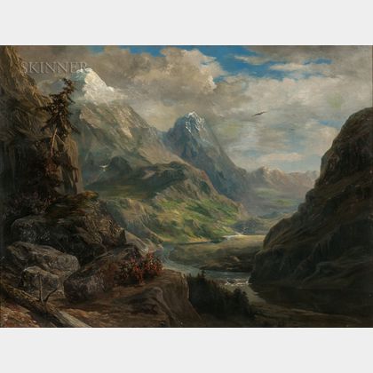 Edmund Henry Osthaus (American, 1858-1928) Alpine Vista