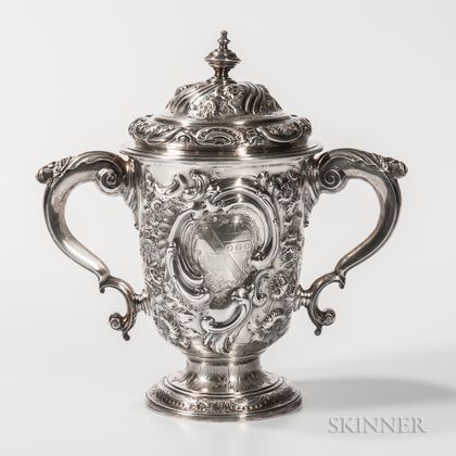 George II Sterling Silver Two-handled Cup and Cover
