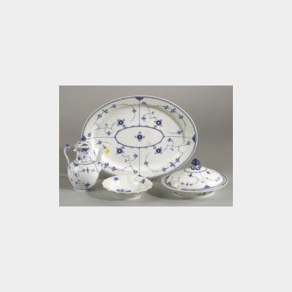 Six Royal Copenhagen Porcelain Tablewares