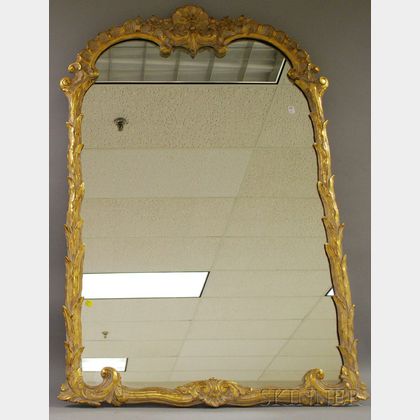 Rococo-style Gilt-composition Mirror
