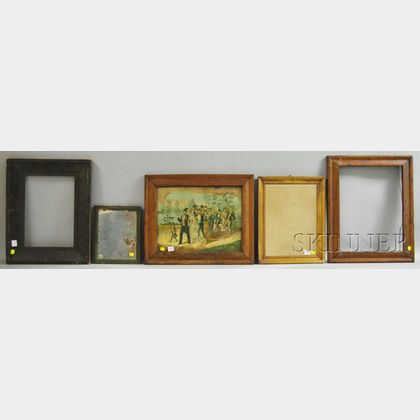 Five 19th Century Wooden Frames
