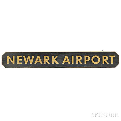 "NEWARK AIRPORT" Sign
