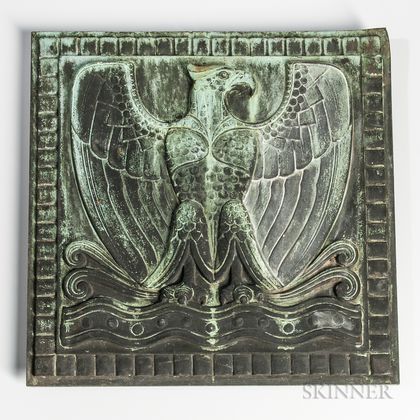 Sold at auction Cast Bronze Eagle Plaque Auction Number 3079T Lot ...