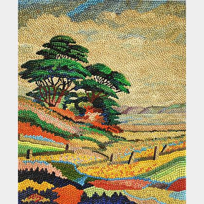 Abraham M. Atlas (American, 1894-1963) Colorful Landscape