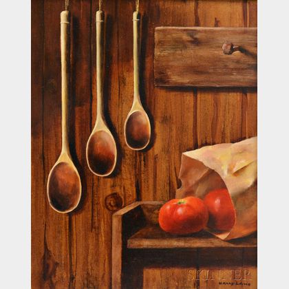 Harry Lane (American, 1891-1973) Three Spoons