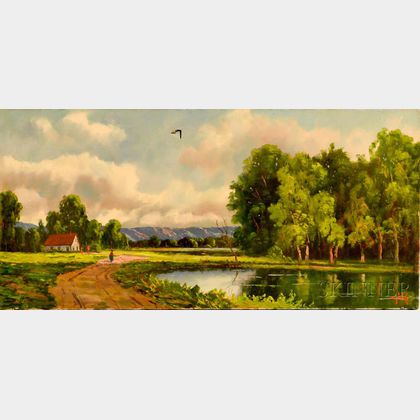 Alexander Nelke (American, 1894-1974) Landscape View
