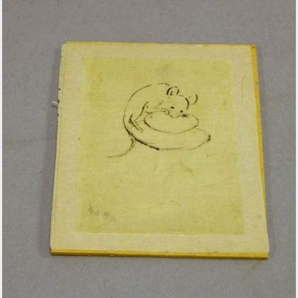 Japanese Ink Drawing of a Mouse.