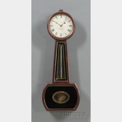 Mahogany Patent Timepiece or "Banjo Clock,"