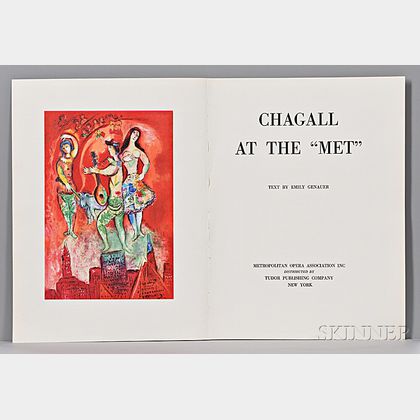 Chagall, Marc (1887-1985) Chagall at the "Met" Text by Emily Genauer (1911-2002).