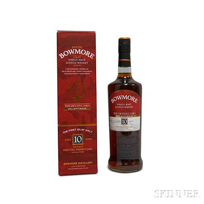 Bowmore The Devils Casks 10 Years Old, 1 750ml bottle 