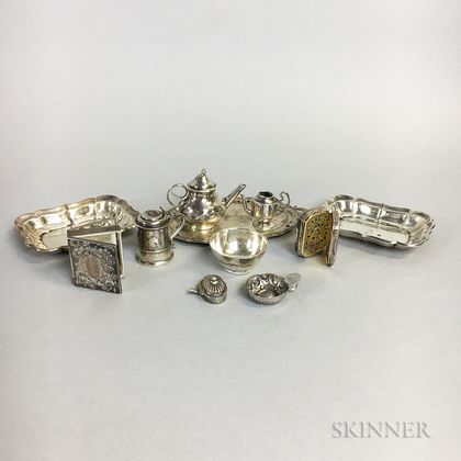 Group of Silver Miniatures