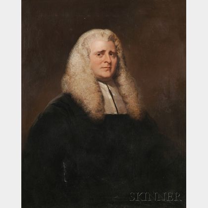 British School, 19th Century Portrait of a Judge