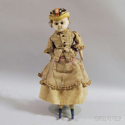 Antique Wax Over Doll