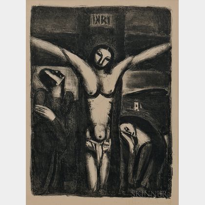 Georges Rouault (French, 1871-1958) Christ en croix