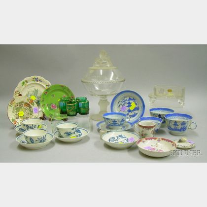 Approximately Twenty-eight Assorted Ceramic and Glass Table Items