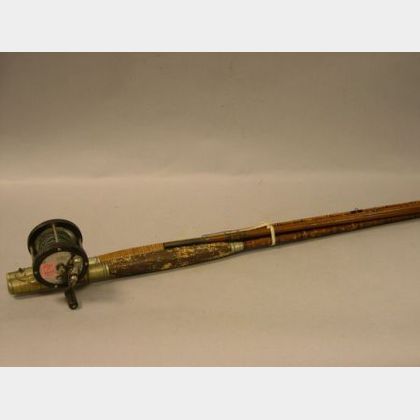 Sold at auction Fly-fishing Rods and 19th Century Reel Auction