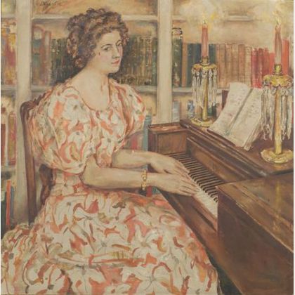 Josephine Paddock (American, 1885-1964) Candle-Light Hymn