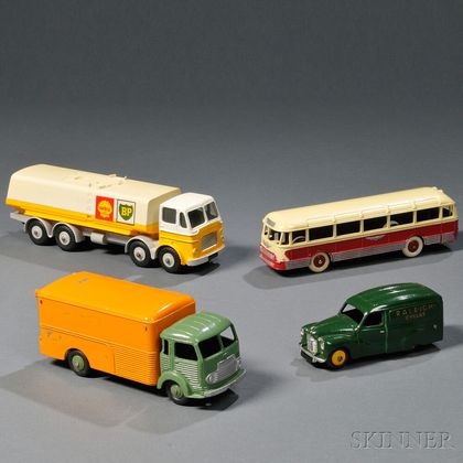Four Meccano Dinky Toys Die-cast Metal Vehicles