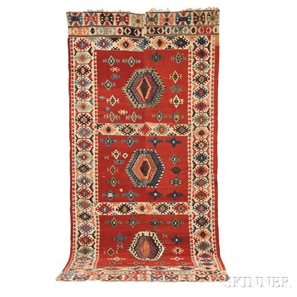 Central Anatolian Kilim Carpet