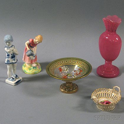 Five Small European Decorative Accessories