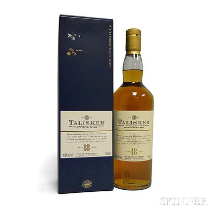 Talisker 18 Years Old, 1 750ml bottle (oc) 
