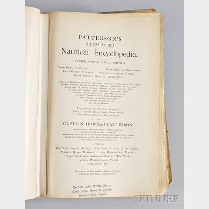 Patterson, Howard (1856-1916),Patterson's Illustrated Nautical Encyclopedia