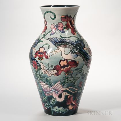 Large Moorcroft Pottery Kyoto Vase