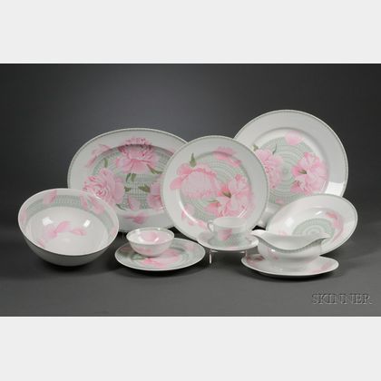 Sold at Auction: Hermes Limited Edition 'Pivoines' Collection Porcelain Tea  Set