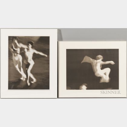 Eugene Feldman (American, 1921-1975) Two Works: Nureyev No. 1