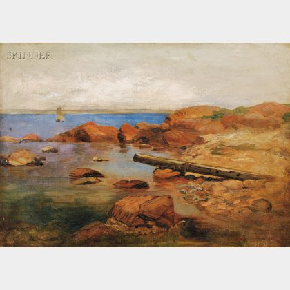 George William Whitaker (American, 1840-1916) Coastal View
