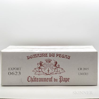 Domaine du Pegau Chateauneuf du Pape Cuvee Reservee 2015, 12 bottles (oc) 