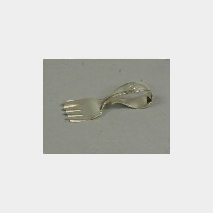 Tiffany & Co. Sterling Baby Fork. 