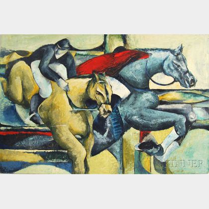 Elkanan E. Frydman (Argentinian, 1929-1997) Horses