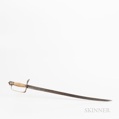English Officer's Silver Hilted Hanger