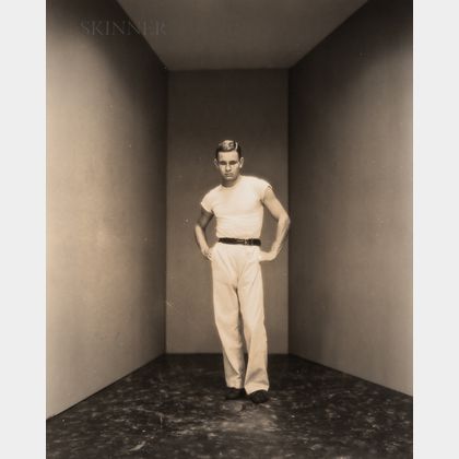 George Platt Lynes (American, 1907-1955) Three Photographs of Chuck Howard Modeling