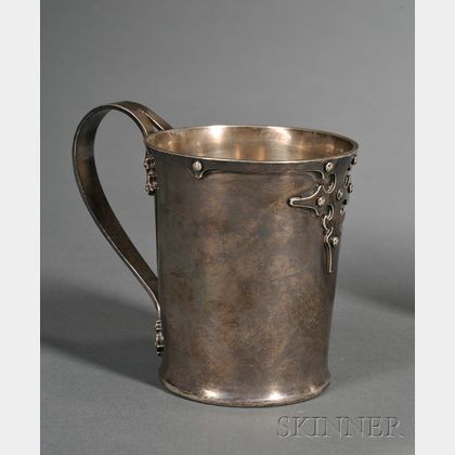 Shreve & Co. Sterling Arts & Crafts Mug