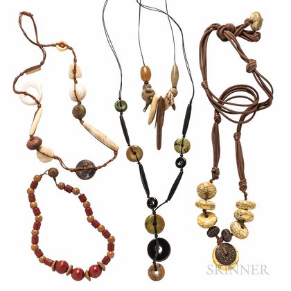 Group of Ethnographic Necklaces