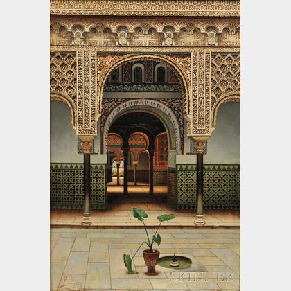 Fernando Liger Hidalgo (Spanish, 1880-1945) The Alhambra