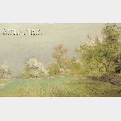 Albert Babb Insley (American, 1842-1937) Spring Landscape