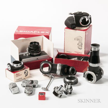 Leicaflex Camera and Associated Leica Accessories