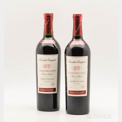 Beaulieu Vineyard Cabernet Sauvignon Georges de Latour Private Reserve 1993, 2 bottles 