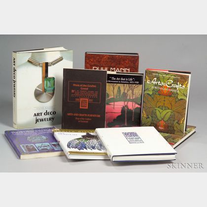 Nine Art Nouveau, Arts & Crafts, and Art Deco Reference Books